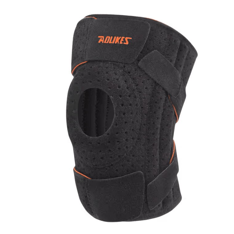 AOLIKES Knee Brace With Side Stabilizers And Patella Gel Support Pads 1