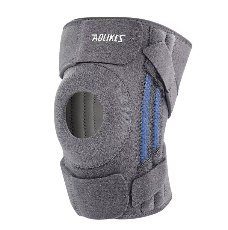 AOLIKES Knee Brace With Side Stabilizers And Patella Gel Support Pads 3