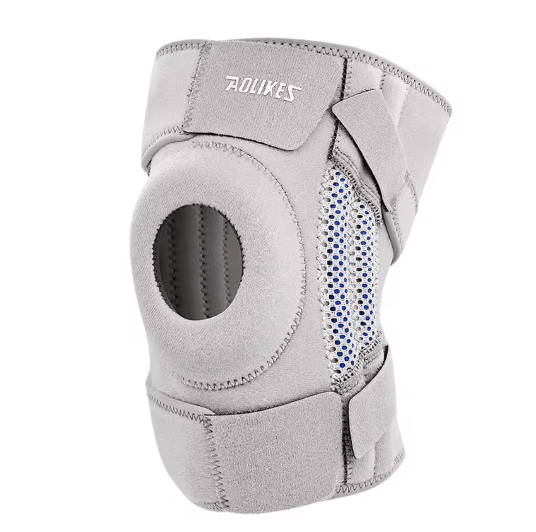 AOLIKES Knee Brace With Side Stabilizers And Patella Gel Support Pads 4