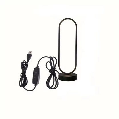 LED Bedside Lamp With Ring Design And Three Color Dimming For Bedroom And Living Room 6