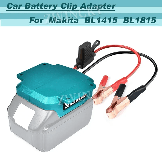 Car Jump Starter Booster Cable Kit For Makita 18V Battery With Fuse And Switch 3