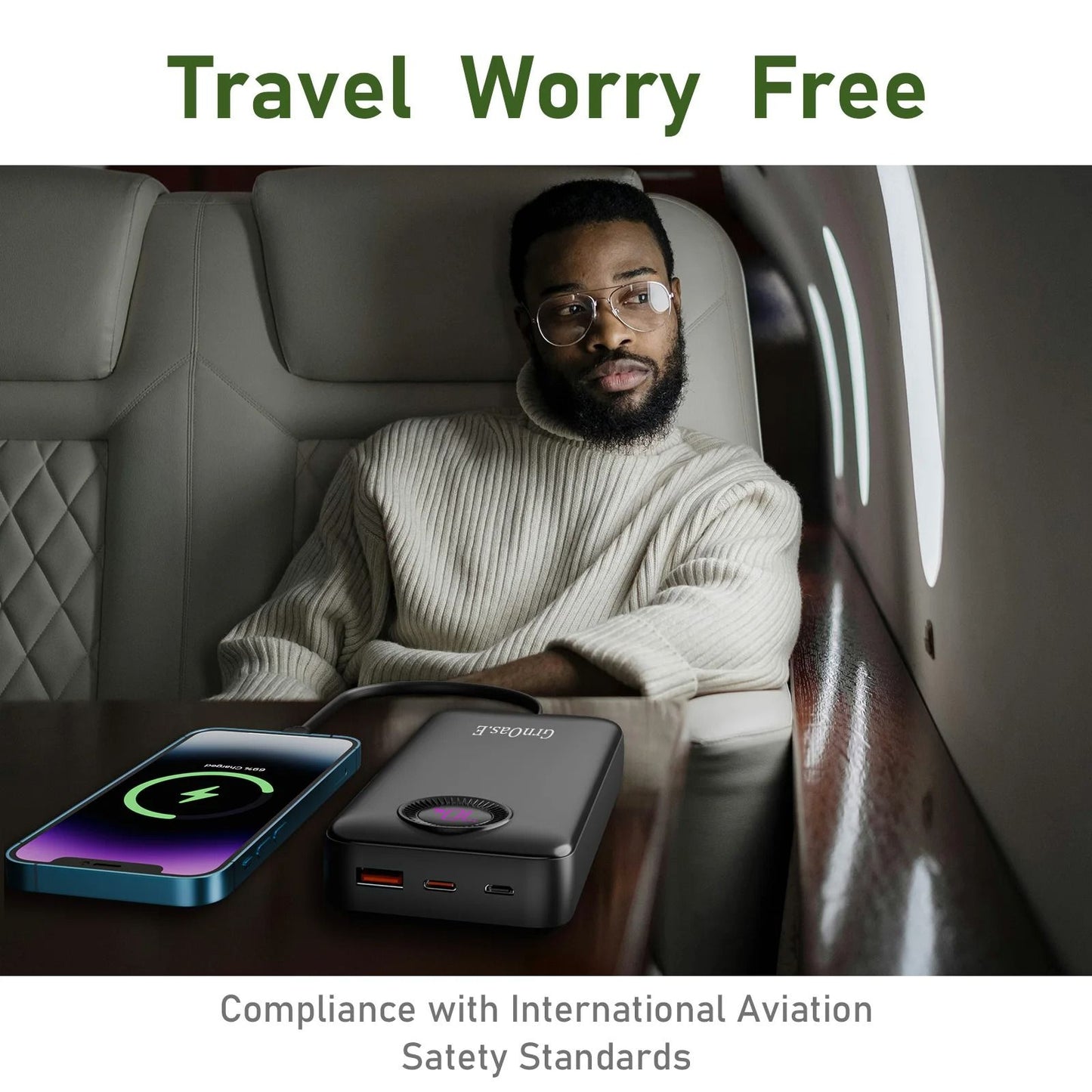 20000mAh Fast Charging Power Bank 225W With Multiple Outputs 2