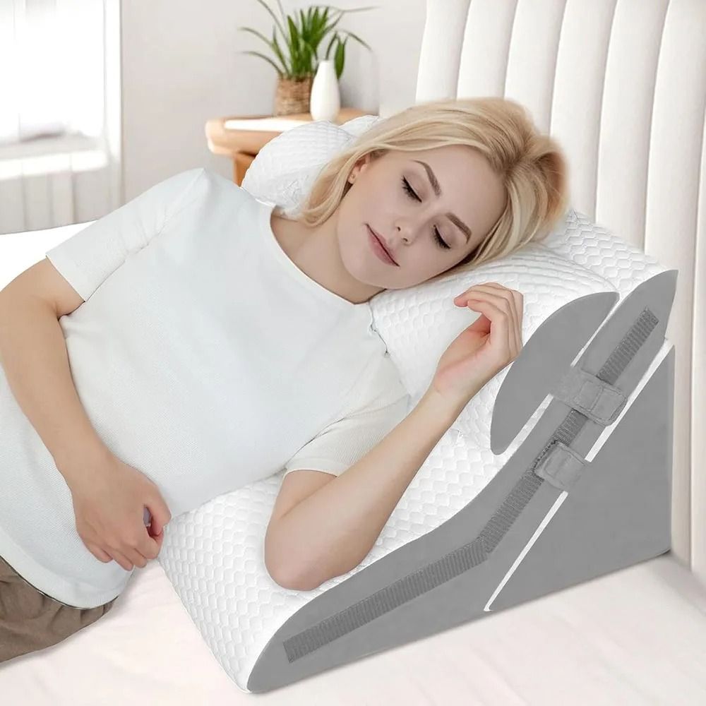 Adjustable Wedge Pillow Set For Sleeping And Back Support 4