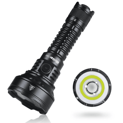 Wurkkos TD01 Rechargeable Tactical Flashlight with 2200 Lumen Output and Long Range Beam