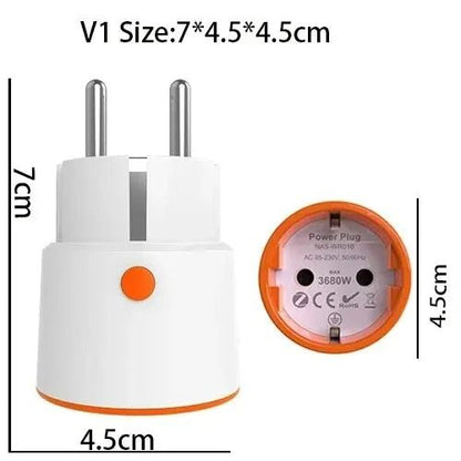 Smart Zigbee Plug Socket With Energy Monitoring And Timer Control 8