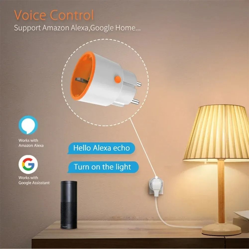 Smart Zigbee Plug Socket With Energy Monitoring And Timer Control 1