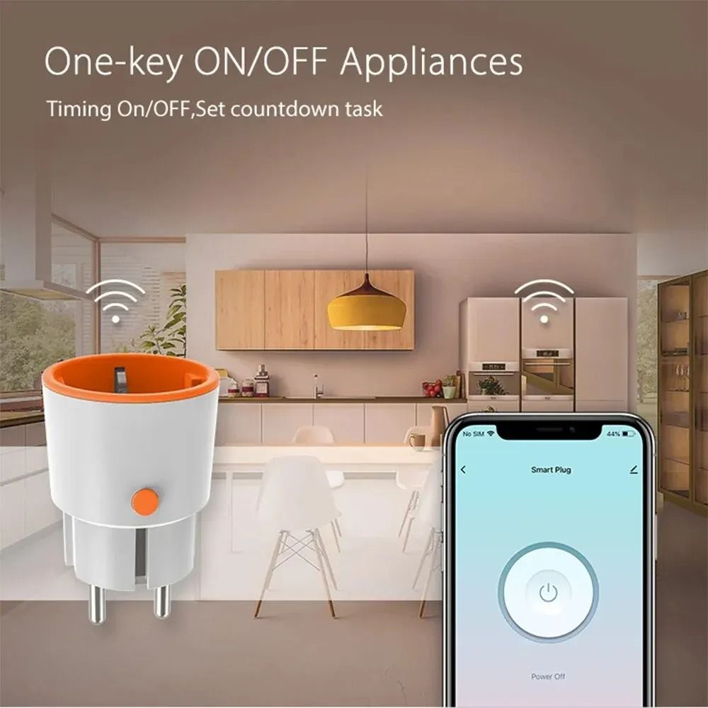 Smart Zigbee Plug Socket With Energy Monitoring And Timer Control 3
