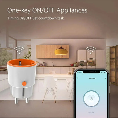 Smart Zigbee Plug Socket With Energy Monitoring And Timer Control 3