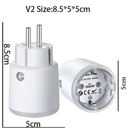 Smart Zigbee Plug Socket With Energy Monitoring And Timer Control 5