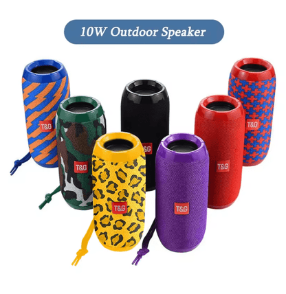 Portable Bluetooth Speaker with Deep Bass and Wireless Connectivity