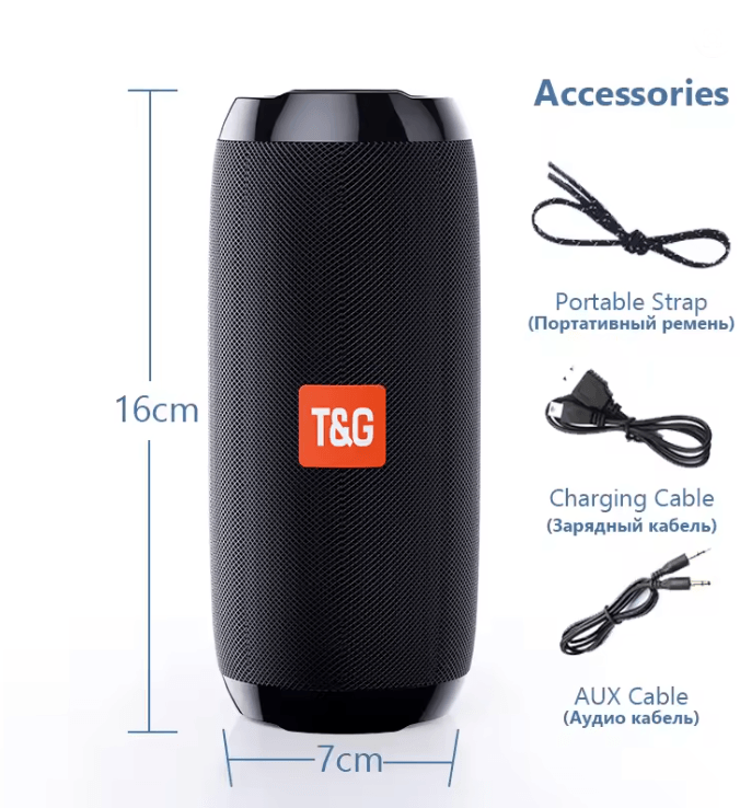 Portable Bluetooth Speaker With Deep Bass And Wireless Connectivity 1