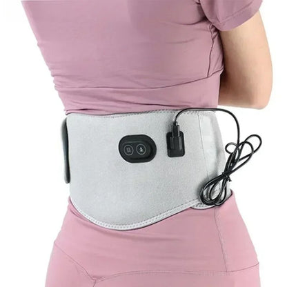 USB Heating and Massage Waist Belt for Back Pain Relief