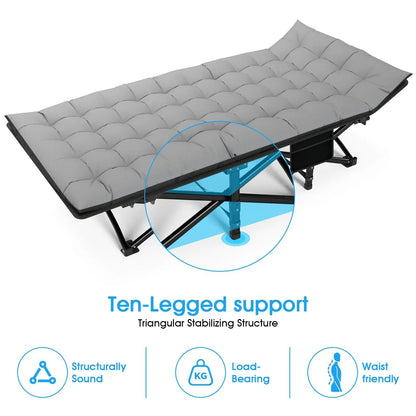 Heavy Duty Folding Camping Cot With Portable Design 3