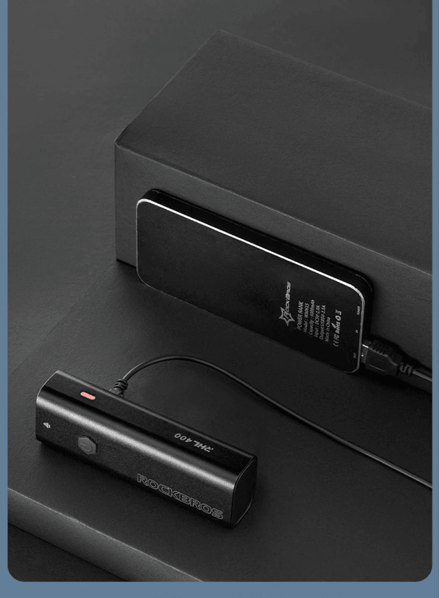 ROCKBROS 600 Lumens USB C Rechargeable Bike Headlight Waterproof LED Cycling Front Lamp 1