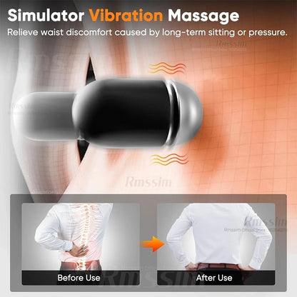 Electric Lumbar Support Pillow With Heat And Vibration Therapy 4