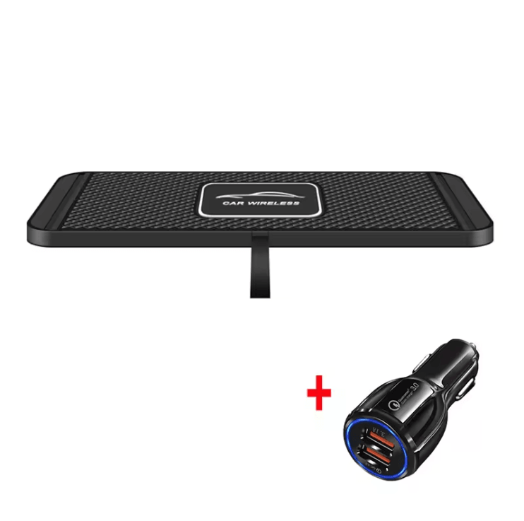 Wireless Car Charger Pad 120W Fast Charging Silicone Stand For IPhone Samsung Xiaomi Huawei 5
