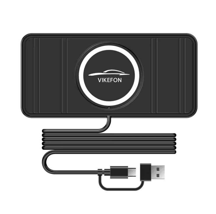 Wireless Car Charger Pad 120W Fast Charging Silicone Stand For IPhone Samsung Xiaomi Huawei 9