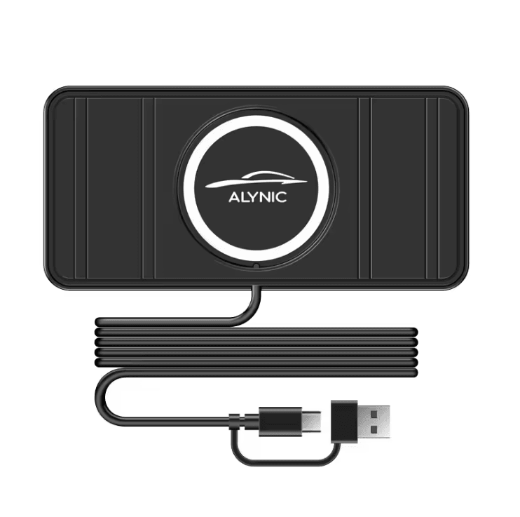 Wireless Car Charger Pad 120W Fast Charging Silicone Stand For IPhone Samsung Xiaomi Huawei 7