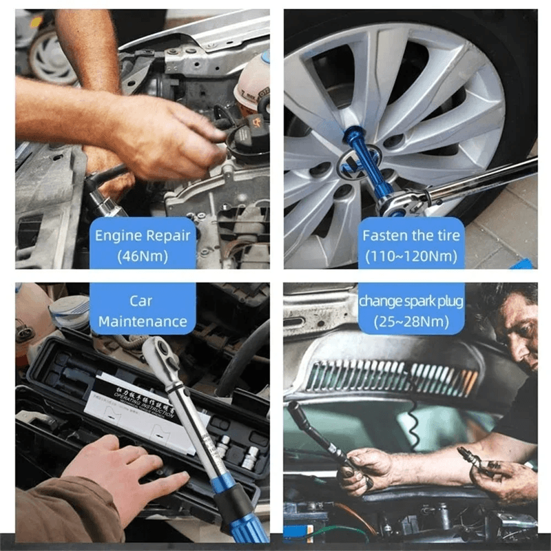 Professional 3 8 Torque Wrench Set 5 60Nm Adjustable Spanner For Bikes And Automotive Repair 5