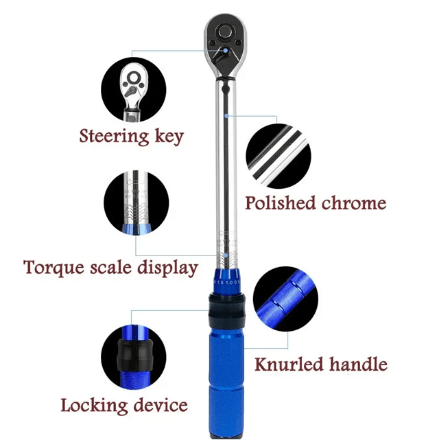 Professional 3 8 Torque Wrench Set 5 60Nm Adjustable Spanner For Bikes And Automotive Repair 1