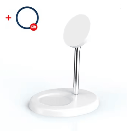 30W Magnetic 2 In 1 Wireless Charger Stand Fast Charging Station For IPhone And AirPods 3