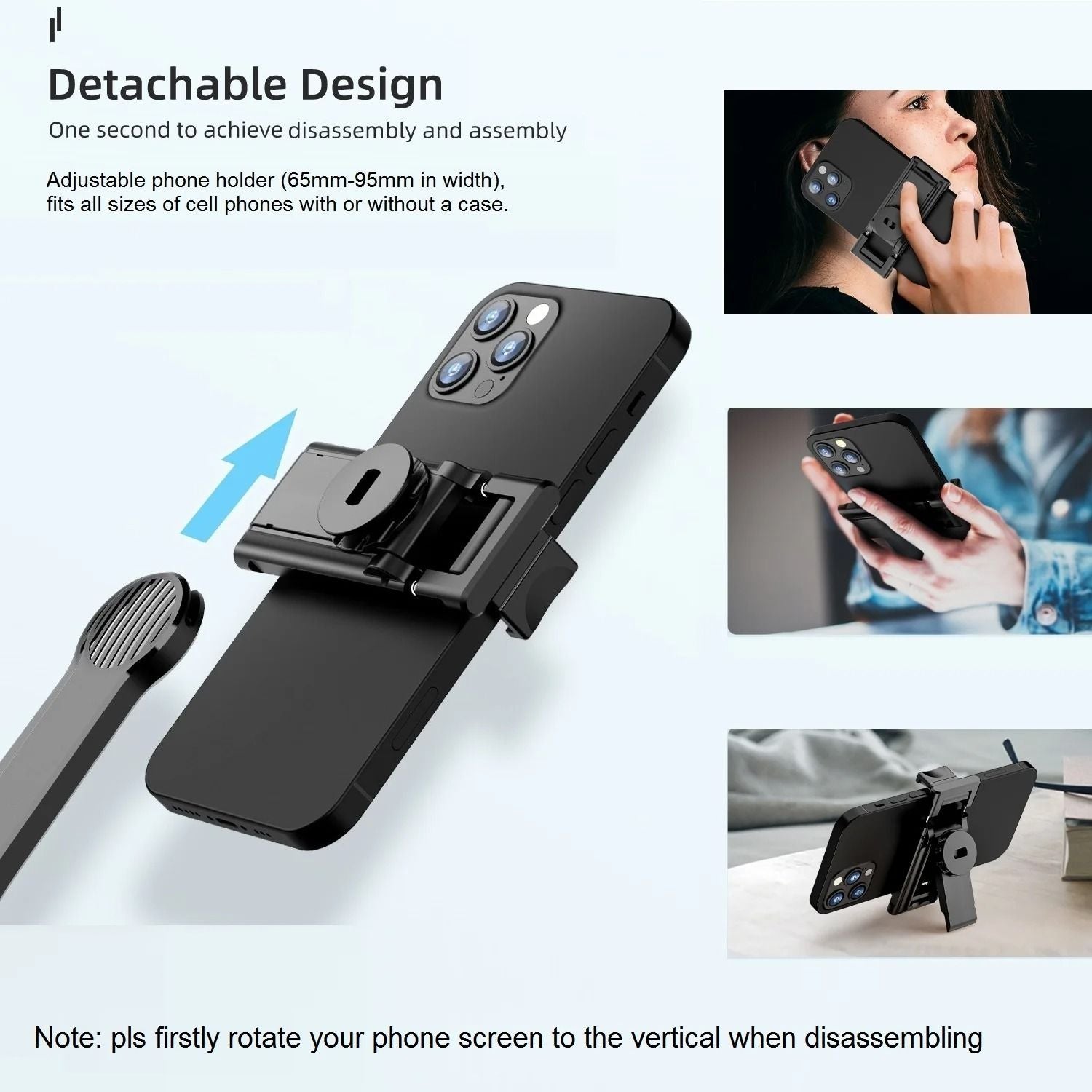 Selfie Stick Tripod With Bluetooth Remote For IPhone And Smartphones Extendable 42 Inch 5