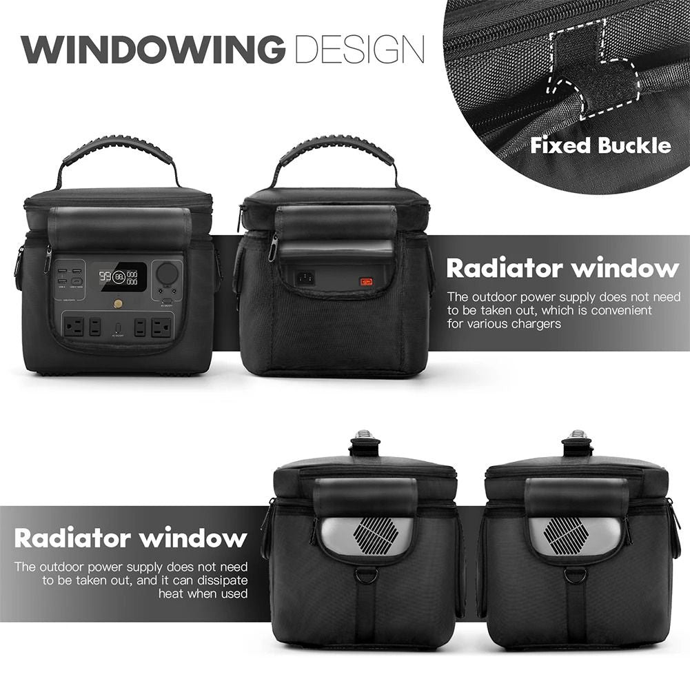 Portable Power Station Bag For Ecoflow River 2 Pro And River 2 Max Waterproof Carrying Case 2