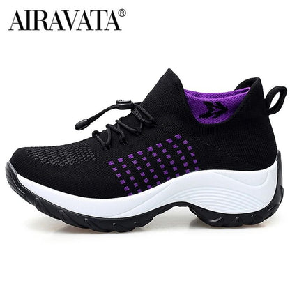 Women Breathable Walking Sneakers Non Slip Casual Shoes 1
