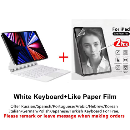Magic Keyboard Case With Trackpad For IPad Air 1113 2024 M2M3  IPad Pro 11129  Floating Folio Cover 9