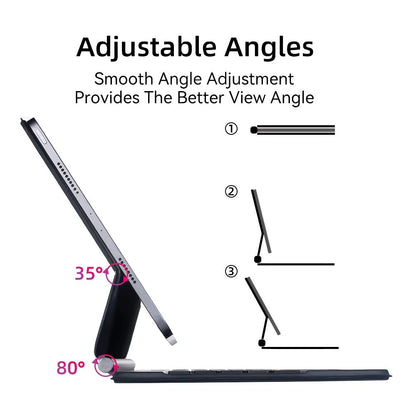 Magic Keyboard Case With Trackpad For IPad Air 1113 2024 M2M3  IPad Pro 11129  Floating Folio Cover 5