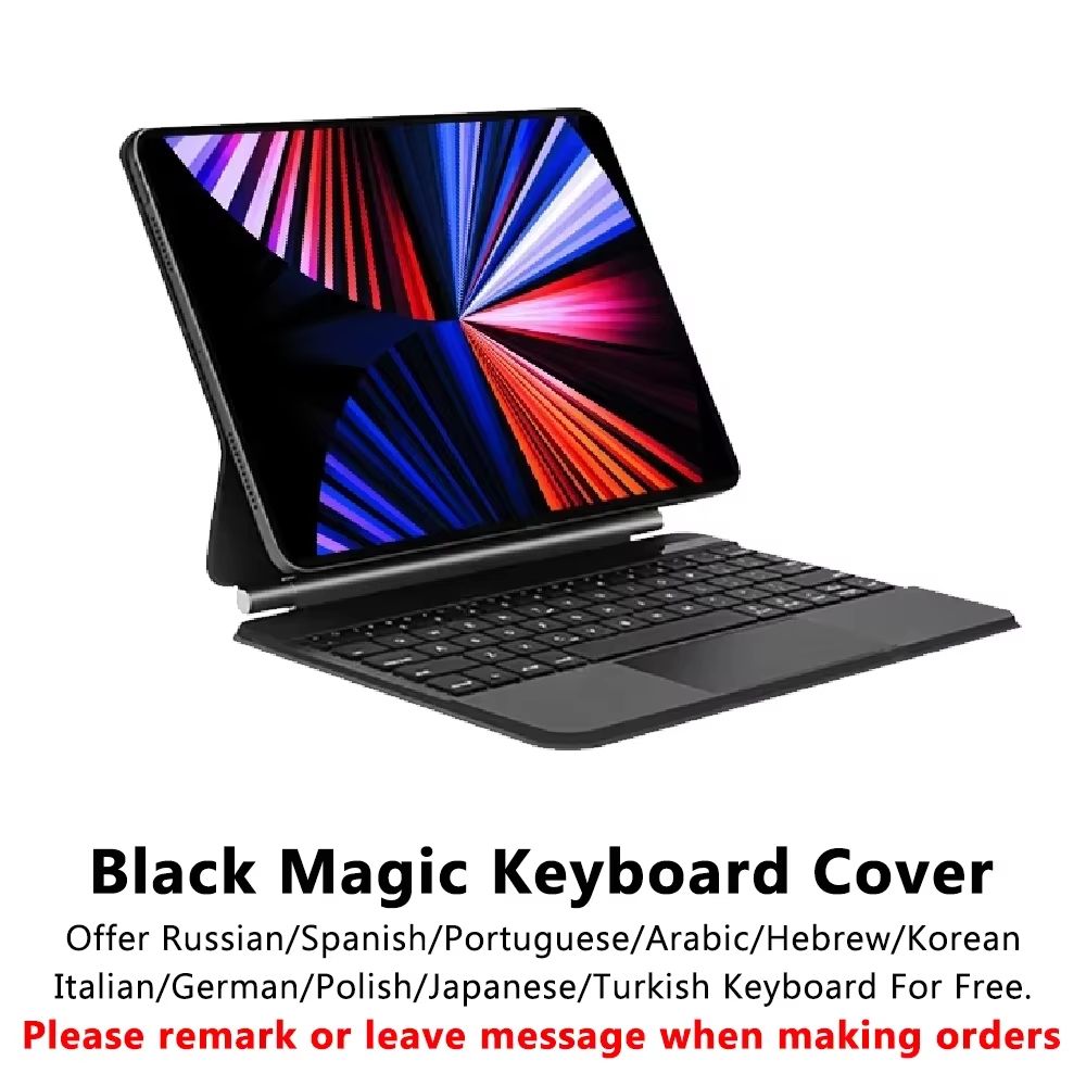 Magic Keyboard Case With Trackpad For IPad Air 1113 2024 M2M3  IPad Pro 11129  Floating Folio Cover 6