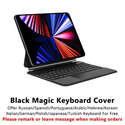 Magic Keyboard Case With Trackpad For IPad Air 1113 2024 M2M3  IPad Pro 11129  Floating Folio Cover 6