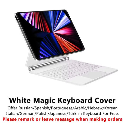 Magic Keyboard Case With Trackpad For IPad Air 1113 2024 M2M3  IPad Pro 11129  Floating Folio Cover 7