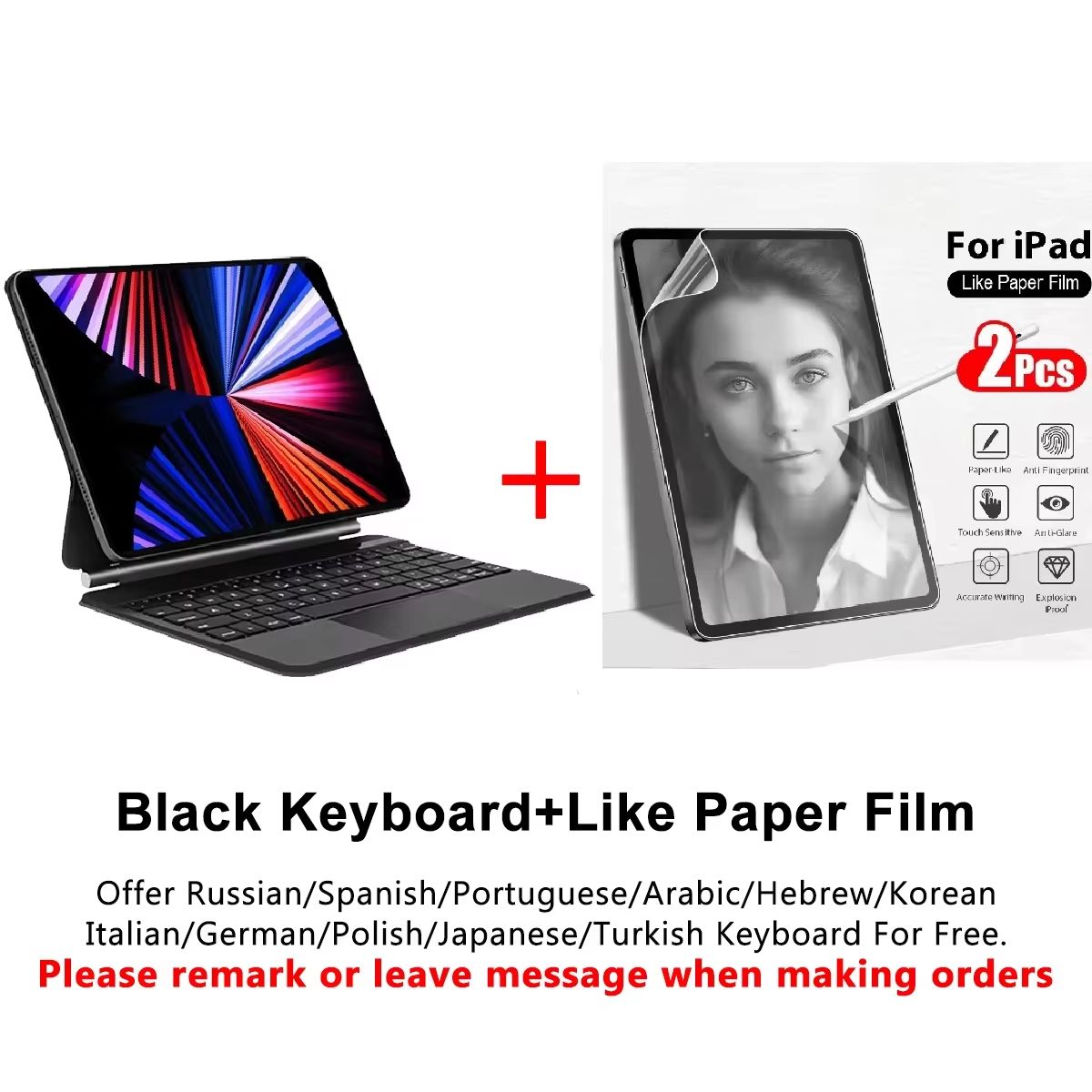 Magic Keyboard Case With Trackpad For IPad Air 1113 2024 M2M3  IPad Pro 11129  Floating Folio Cover 8