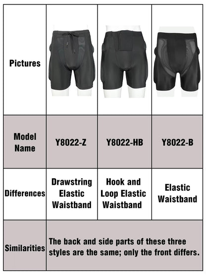 AVIVOR Protective Padded Shorts For Snowboarding Skiing  Skating  Hip Butt  Tailbone Impact Protect 2