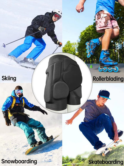 AVIVOR Protective Padded Shorts For Snowboarding Skiing  Skating  Hip Butt  Tailbone Impact Protect 3