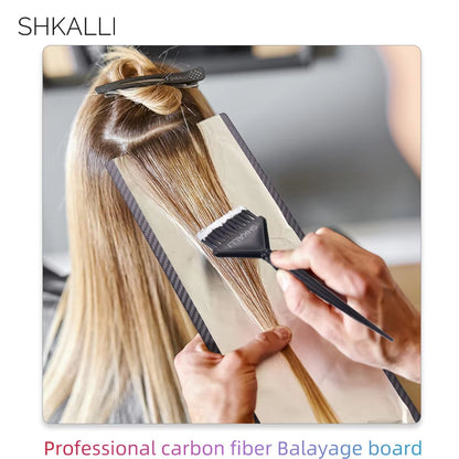 SHKALLI Professional Carbon Fibre Balayage Board  Brush Set  Hair Dyeing Kit For Stylists And Salon 1