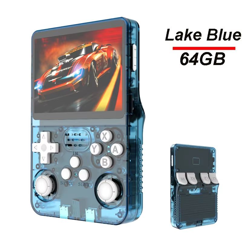 R36S Handheld Retro Game Console  35inch IPS Screen 64G Linux OpenSource Portable Video Player 15
