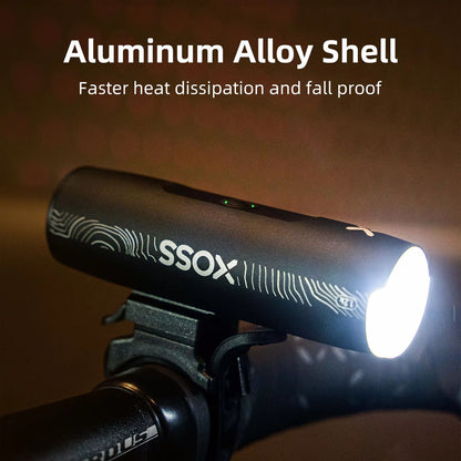 XOSS XL1200 Bike Headlight  2003000 Lumen Waterproof Rechargeable Front Bicycle Light With Aluminum 1