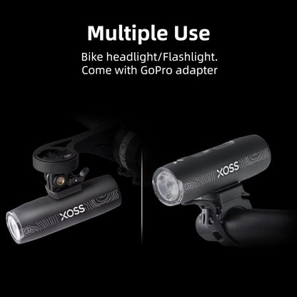 XOSS XL1200 Bike Headlight  2003000 Lumen Waterproof Rechargeable Front Bicycle Light With Aluminum 4