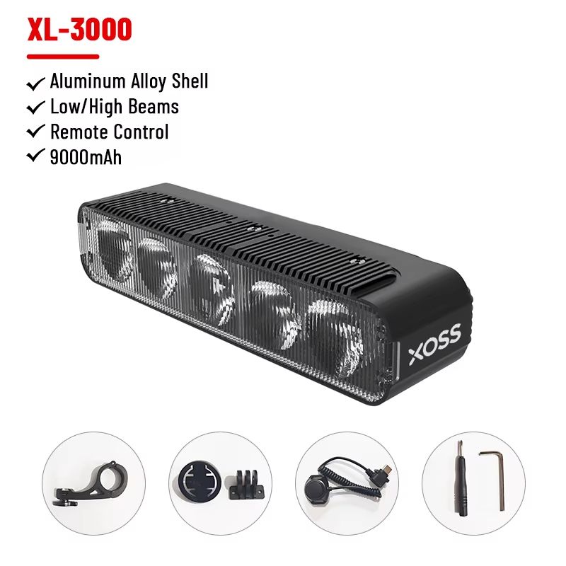 XOSS XL1200 Bike Headlight  2003000 Lumen Waterproof Rechargeable Front Bicycle Light With Aluminum 11