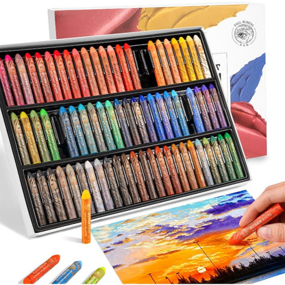 Paul Rubens Soft Oil Pastel Set, Creamy Texture, Rich Pigments & Bullet Heads for Professional Artists, Painting, Sketch