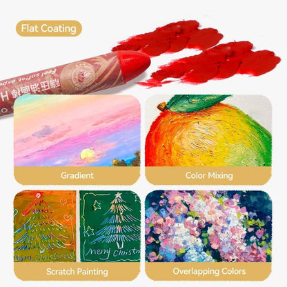 Paul Rubens Soft Oil Pastel Set Creamy Texture Rich Pigments  Bullet Heads For Professional Artists 1