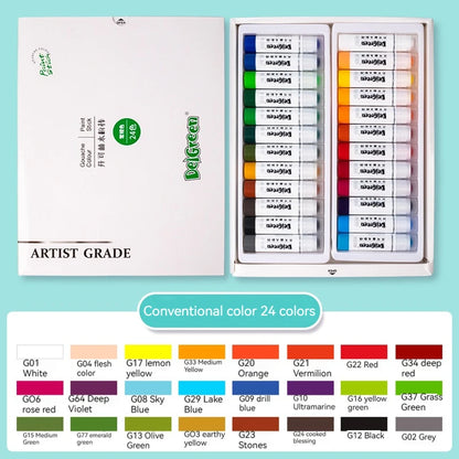 Colors Artist Soft Solid Gouache Paint Sticks Pastels Crayon Set Washable Non Toxic Graffiti Drawin 7