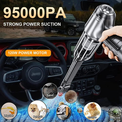 Wireless Portable Car Vacuum Cleaner Handheld Strong Suction Mini Cleaner 3