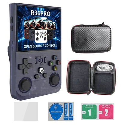 Retro R36 Pro Handheld Game Console  35inch IPS Portable Player With 128GB Linux System  Preloaded  9