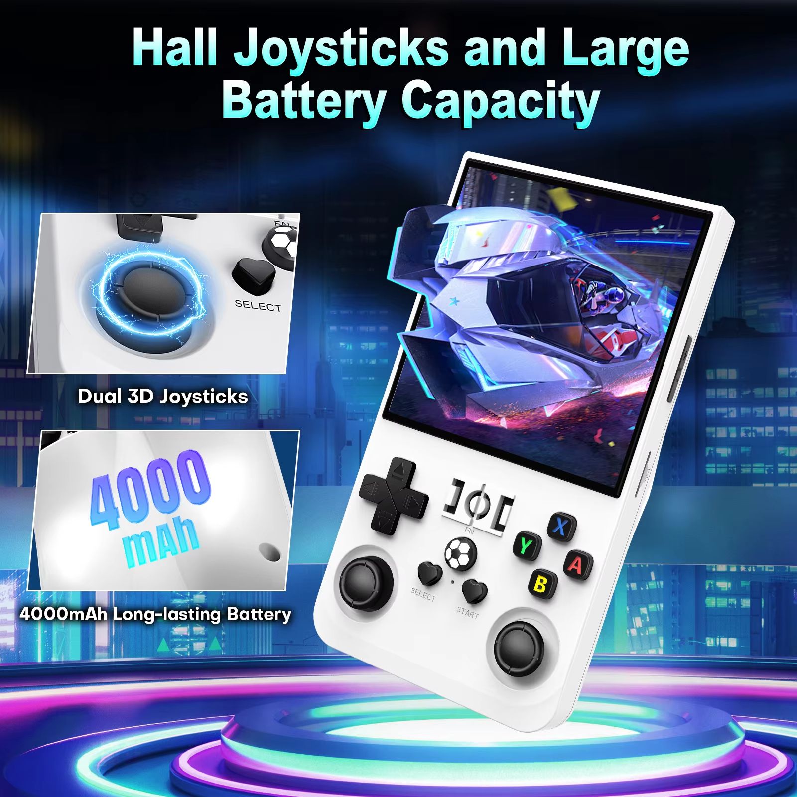 Retro R36 Pro Handheld Game Console  35inch IPS Portable Player With 128GB Linux System  Preloaded  3