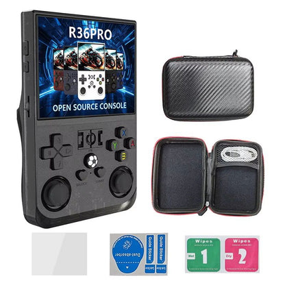 Retro R36 Pro Handheld Game Console  35inch IPS Portable Player With 128GB Linux System  Preloaded  6