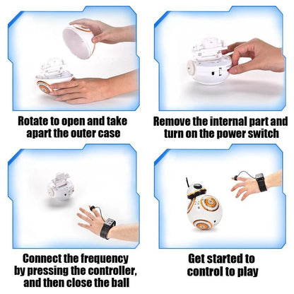 RC Robot Remote Control Intelligent Car Toy With Gesture Sensor And Sound 1