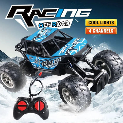 Remote Control Off-Road Climbing Car with Lights and Anti-Slip Tires